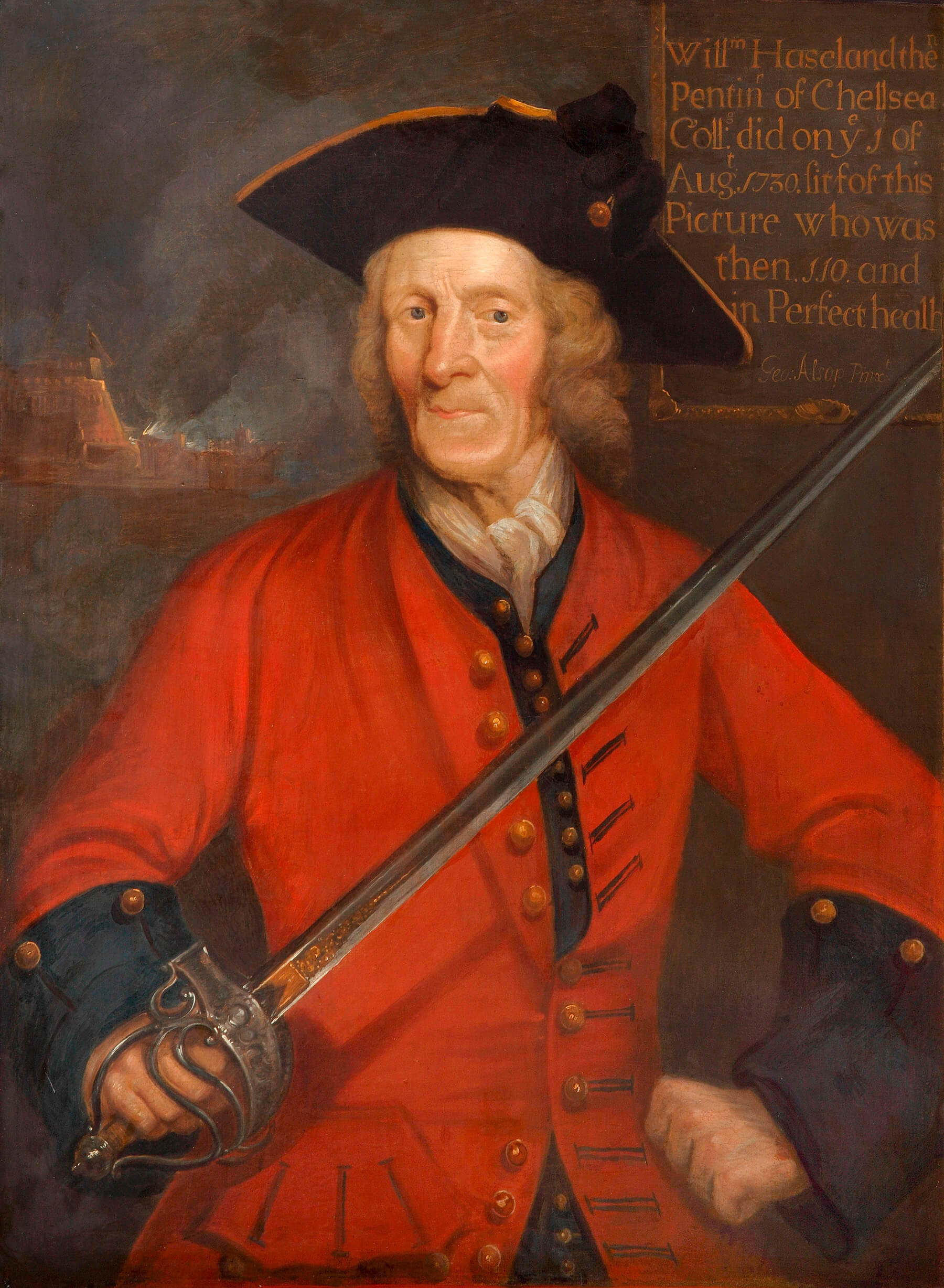 William Hiseland (1620–1732/1733), In-Pensioner 1730, by George Alsop