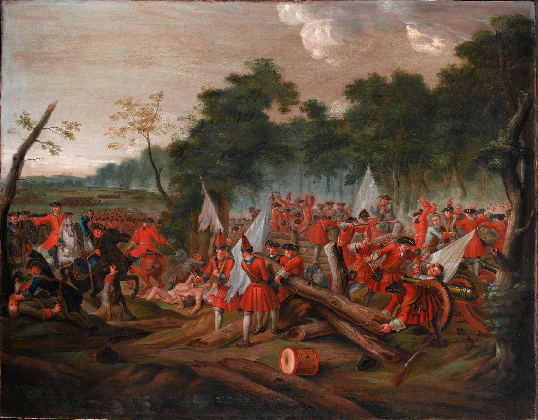 Battle of Malplaquet, 1709 by Louis Laguerre, c. 1713. Courtesy of the National Army Museum