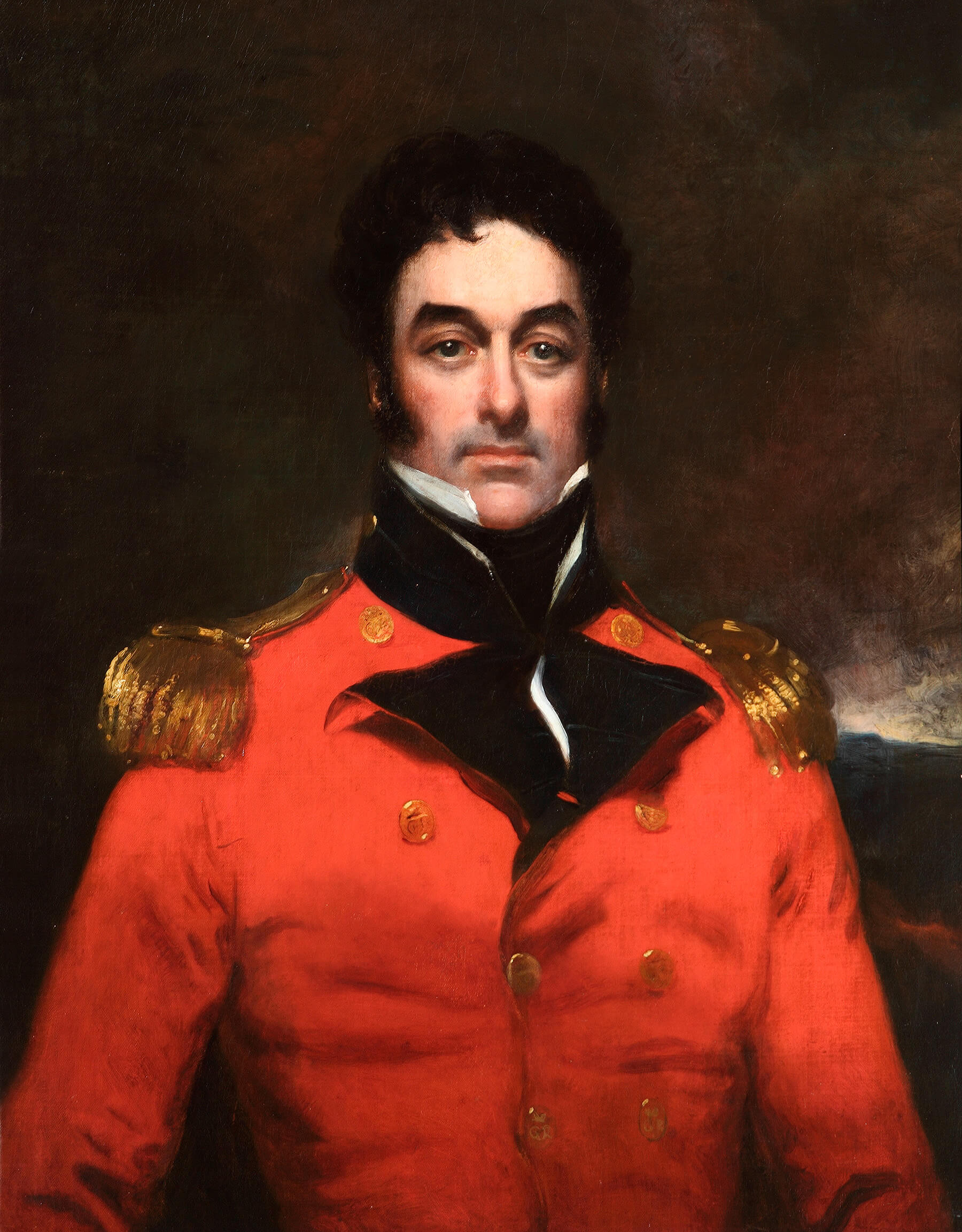 Colonel Henry le Blanc, from the circle of J Hoppner (1758-1810).