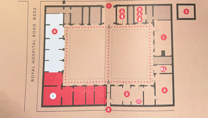 Soane Stable Yard Visitors Map