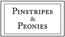 Pinstripes & Peonies logo