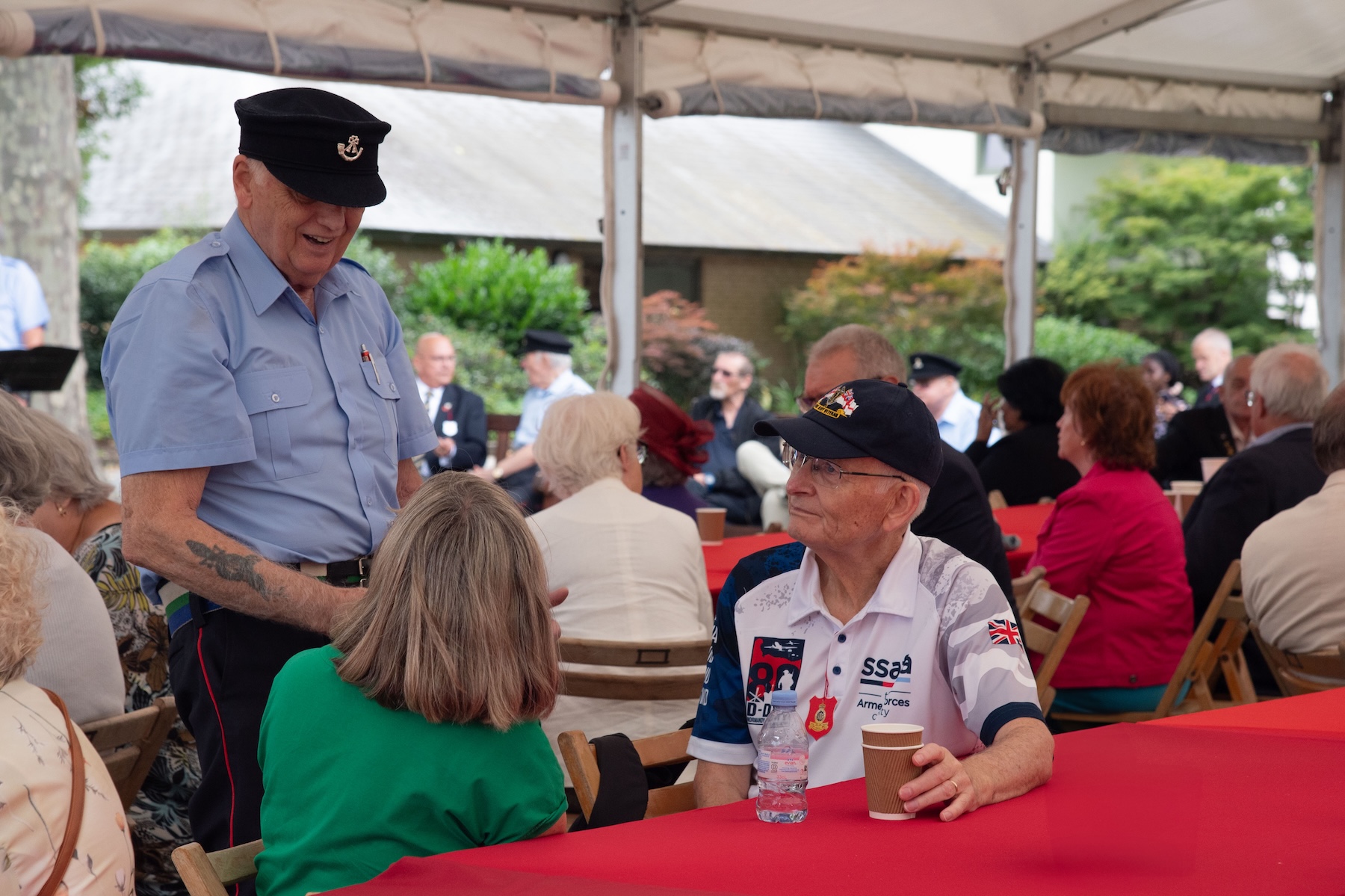 Chelsea Pensioners and veterans enjoy themselves at the annual picnic at The Royal Hospital Chelsea.