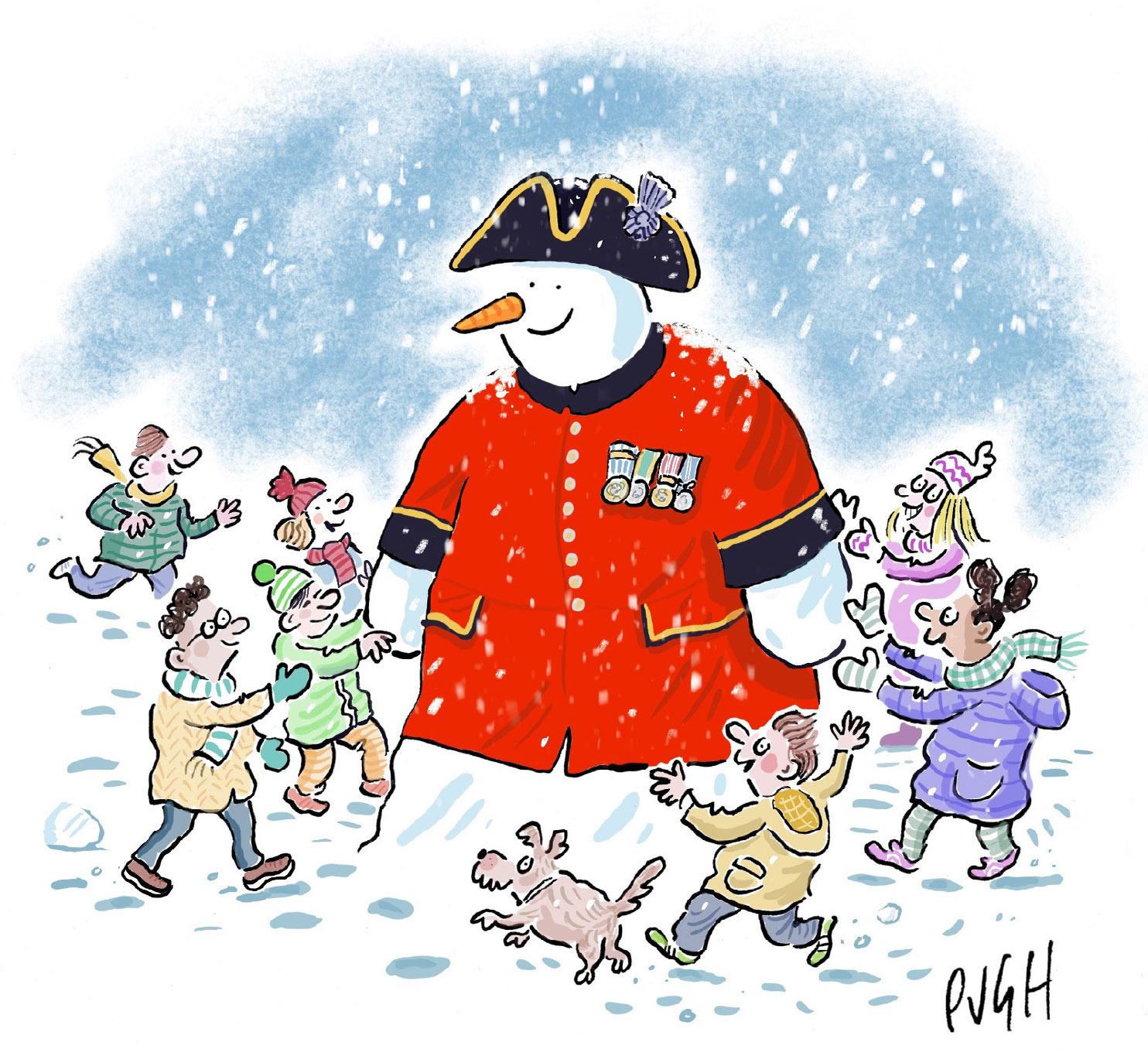 Snowman Christmas Card