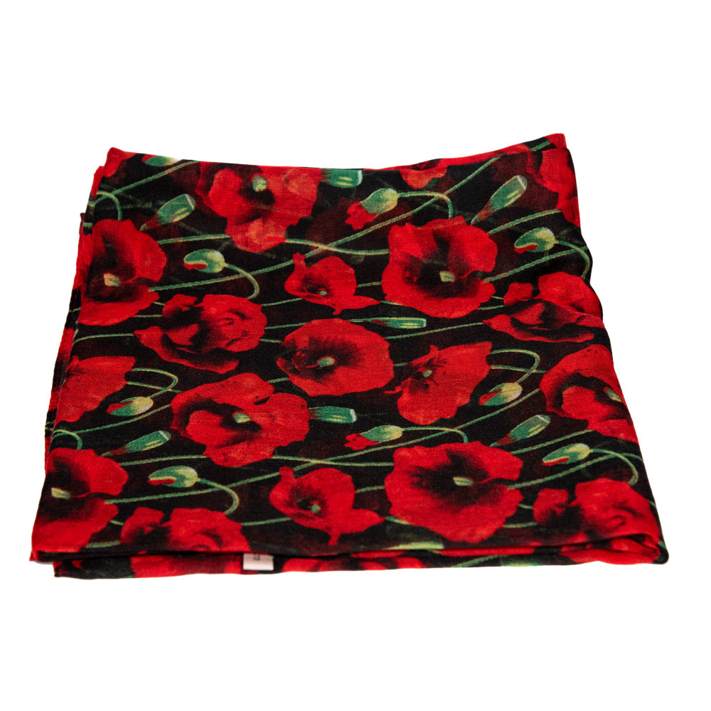 Poppy scarf