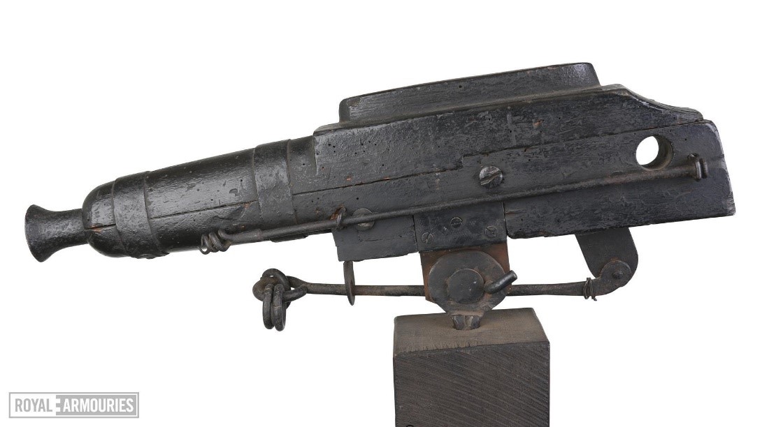 Flintlock alarm gun (1800-1899), image courtesy of The Royal Armouries Museum