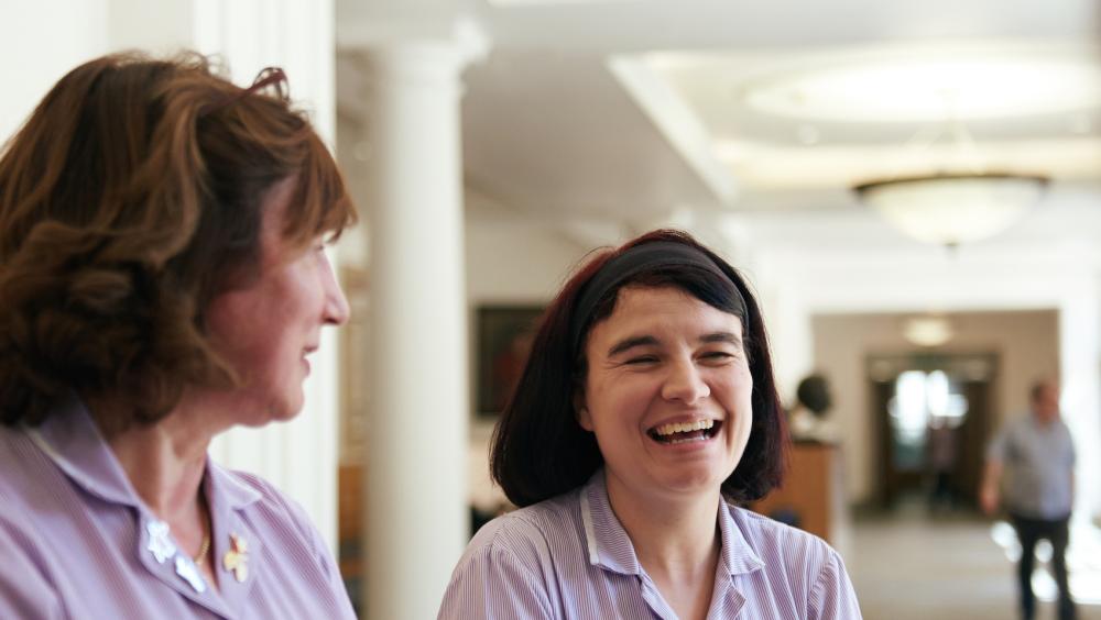RHC nurses laughing together