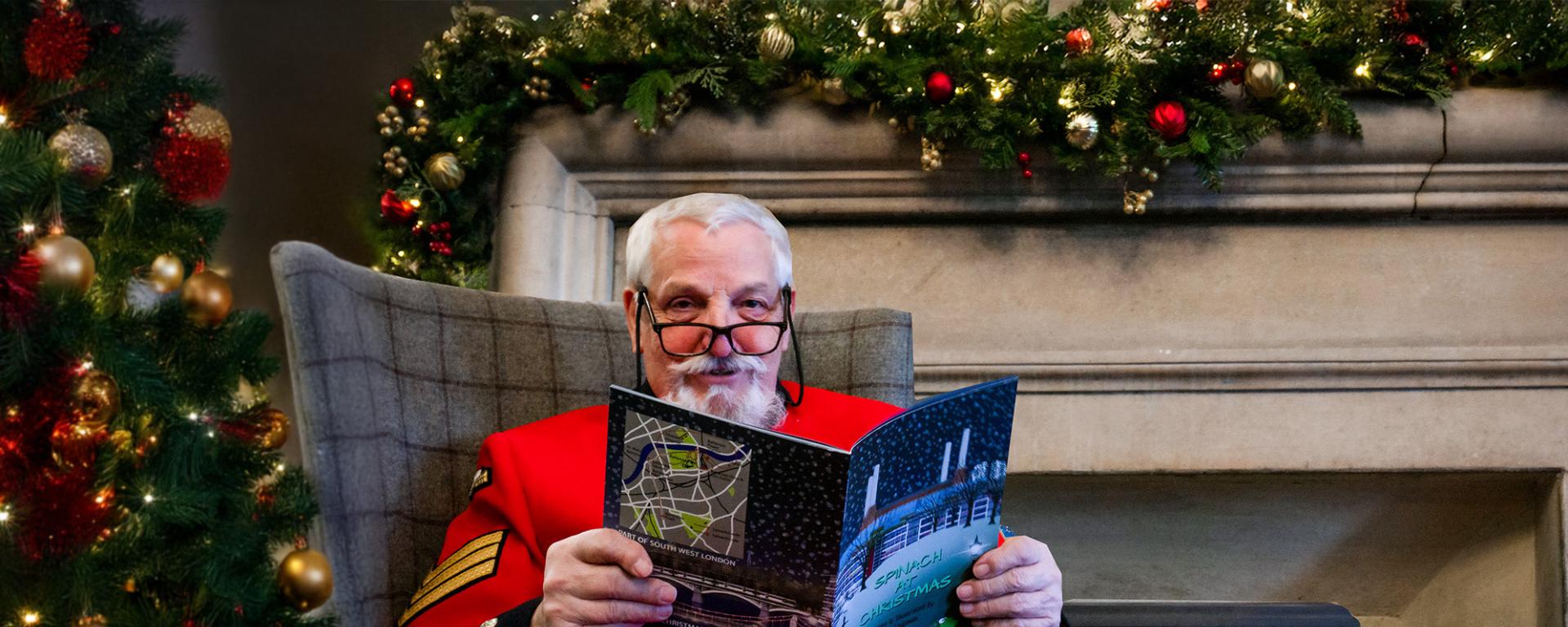 Christmas storytelling with the Chelsea Pensioners