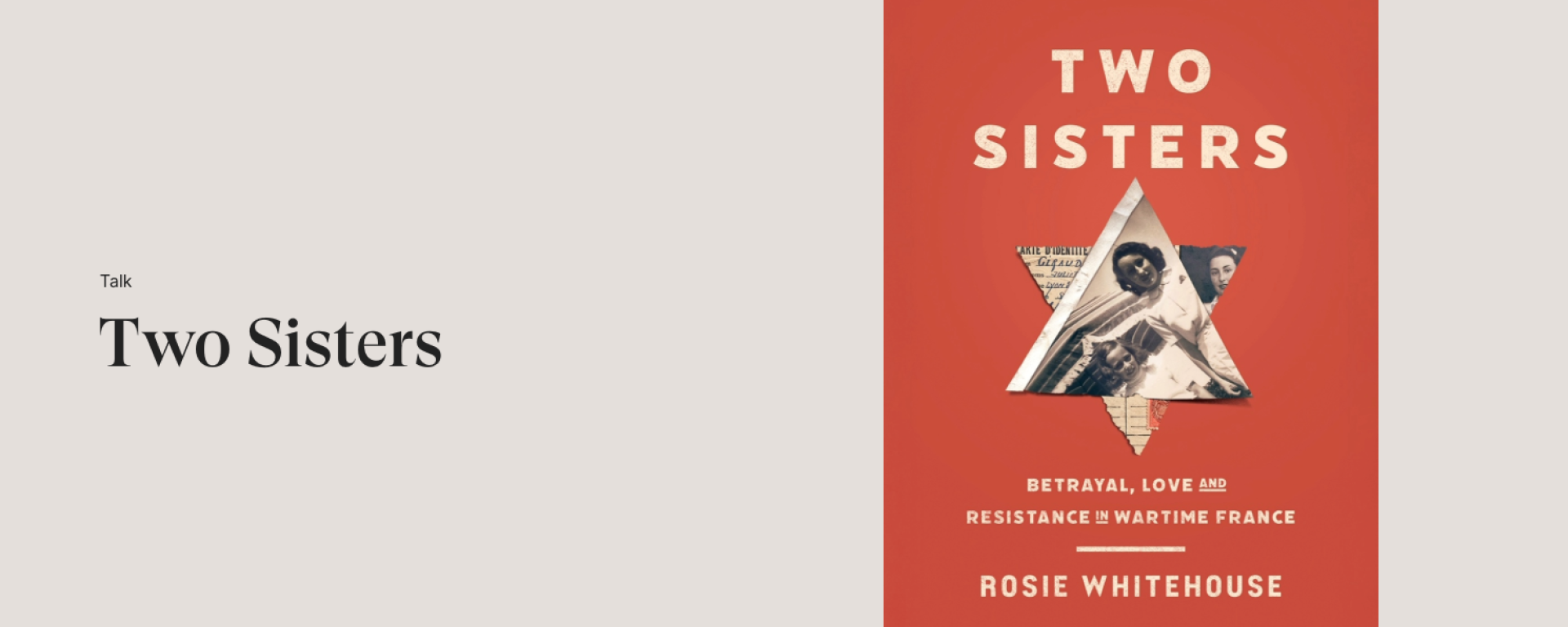Talk: Two Sisters - Chelsea History Festival