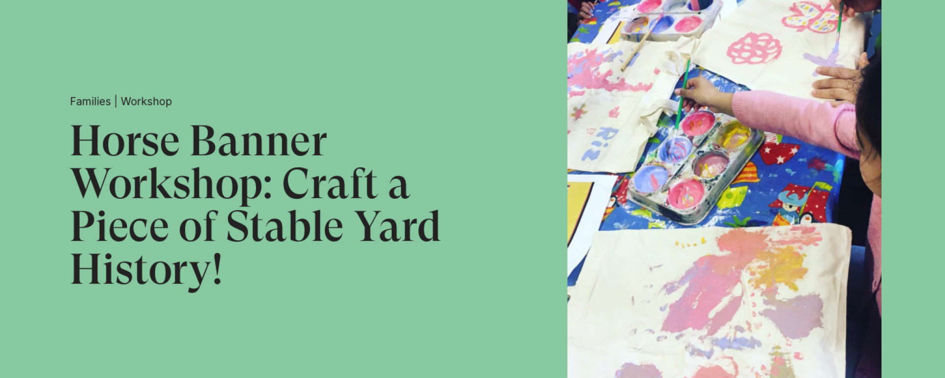 Horse Banner Workshop: Craft a Piece of Stable Yard History - Chelsea History Festival