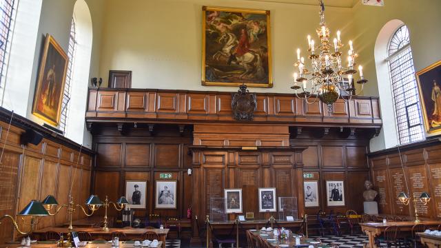A modern day view of the Gallery in the Great Hall. 