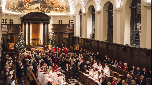 Christmas Carol Service Wren Chapel - Royal Hospital Chelsea