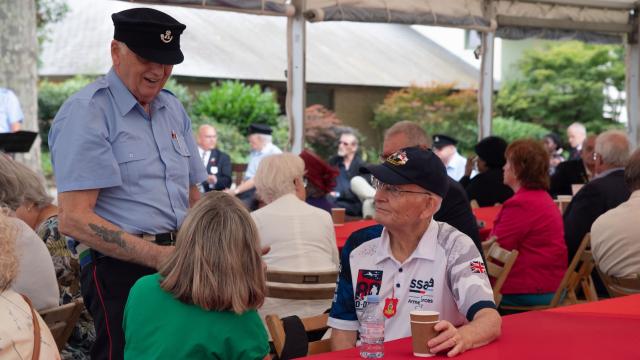 Chelsea Pensioners and veterans enjoy themselves at the annual picnic at The Royal Hospital Chelsea.