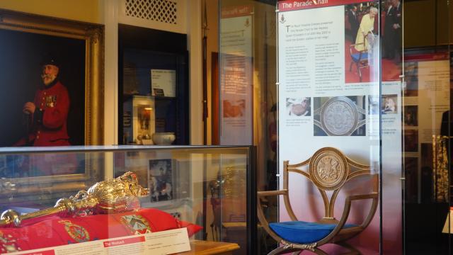An image of several of the items on display at the Royal Hospital Chelsea's Hidden Museum